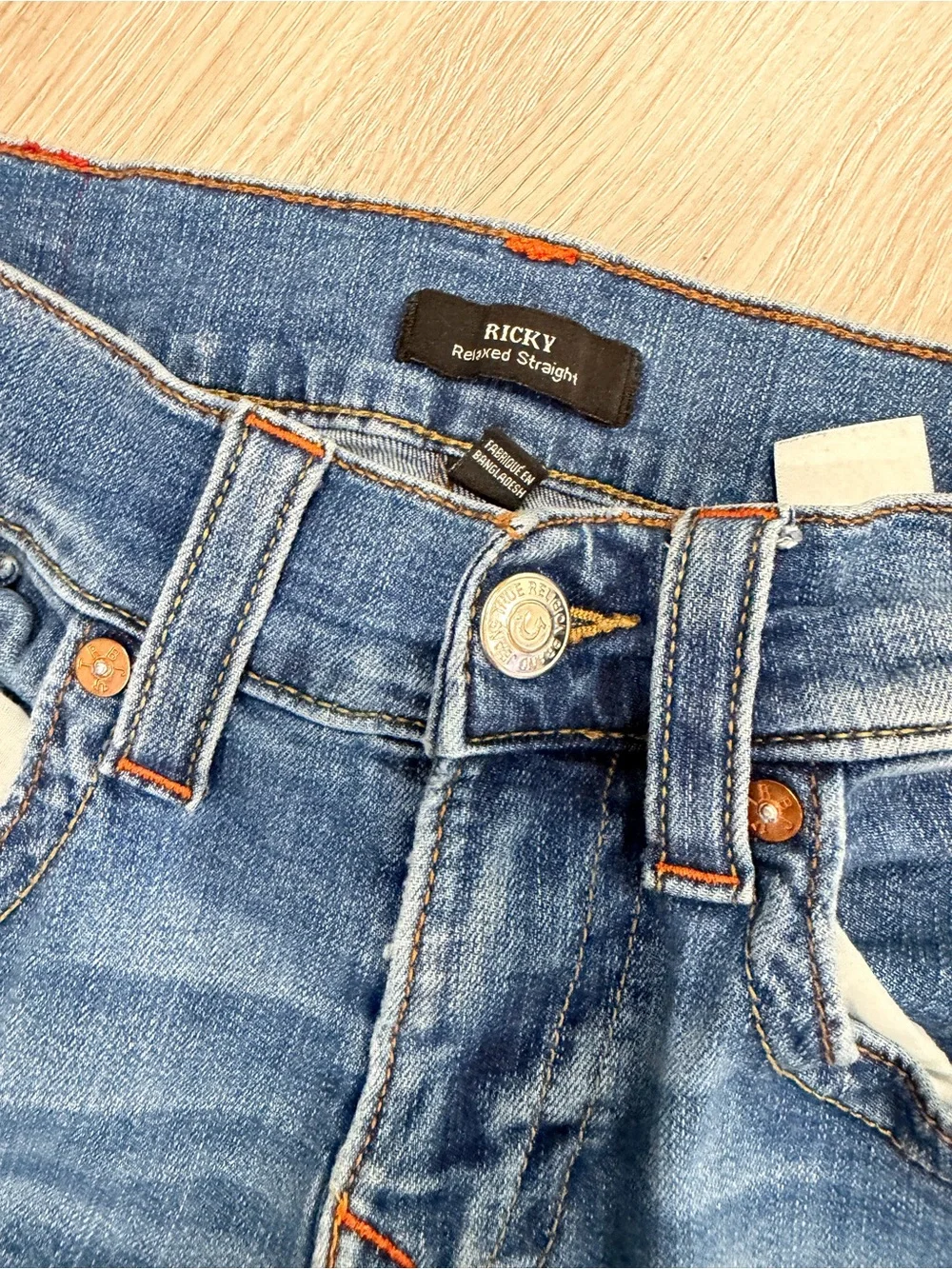 True Religion Men’s Light Blue Bootcut Jeans